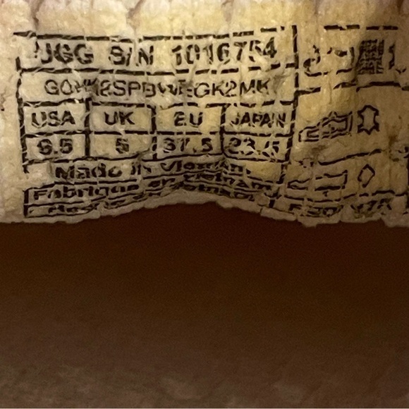 Ugg Women’s Pinkett Sneaker Size 6.5 - Picture 6 of 7